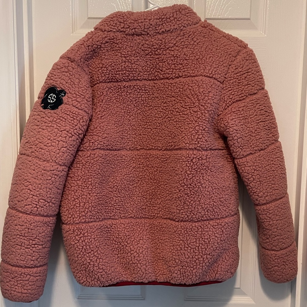 NWOT Simply Southern Pink puffer jacket - Picture 4 of 4